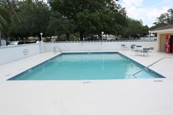 Sparkling swimming pool